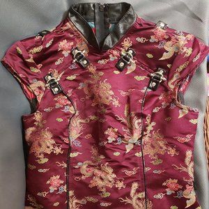 Unique Lip Service Fetish Collection Asian Top from the 90's